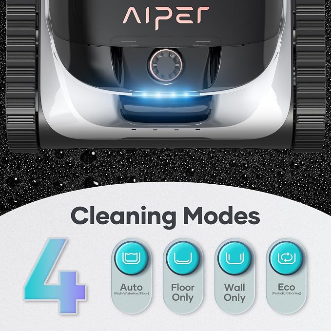AIPER Scuba N1 Cordless Robotic Pool Cleaner, Wall & Waterline & Floor Cleaning - Image 5