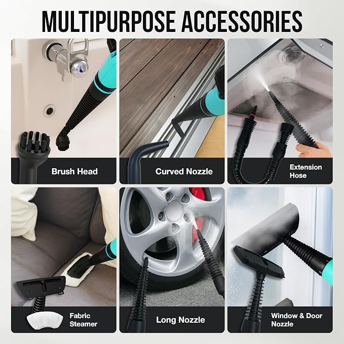 Comforday Multi-Purpose Handheld Pressurized Steam Cleaner - Image 5
