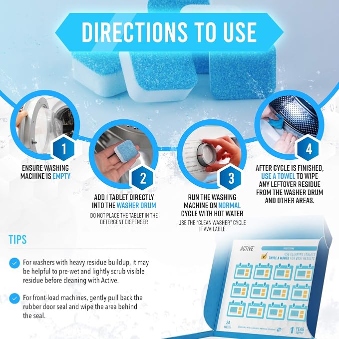 Washing Machine Cleaner Descaler 48 Pack - Image 4