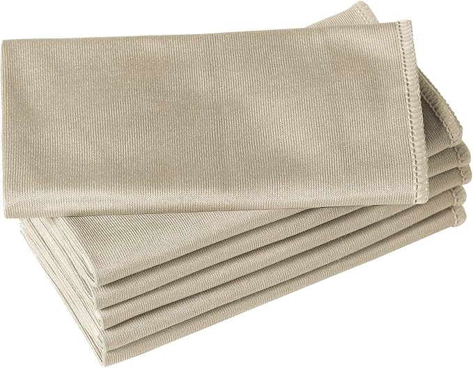6 Pack Microfiber Glass Cleaning Cloth, 16 Inch X 16 Inch, Lint Free Quickly by Puomue