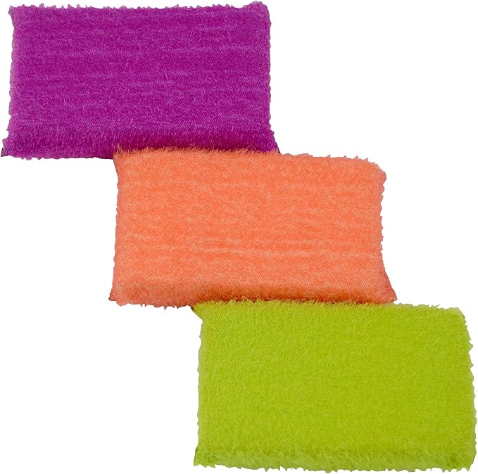 Casabella Multicolor Cellulose Scrub Sponges - Image 4