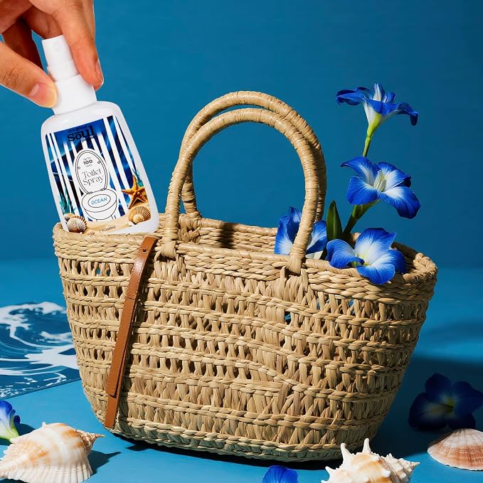 Toilet Spray, Ocean Scent, Eliminates Bathroom & Toilet Odors, Travel Size Air - Image 5