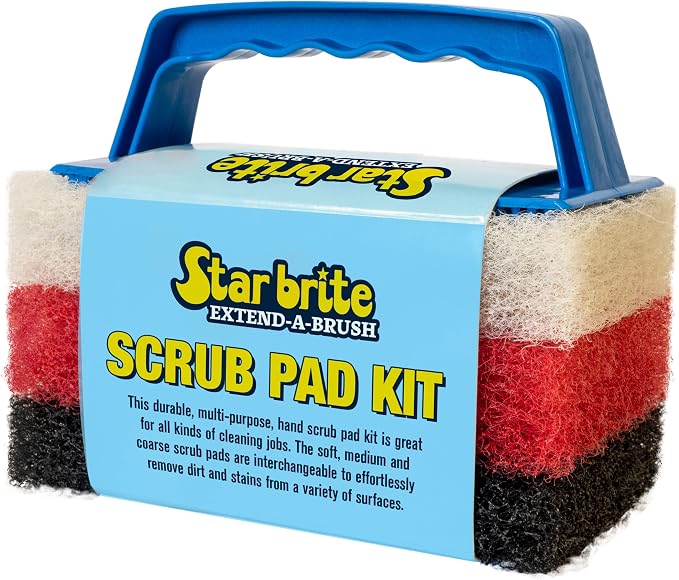 STAR BRITE Scrub Pad Kit by Starbrite