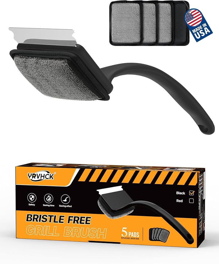 Grill Brush Bristle Free, Grill Cleaner Brush by YRVHCK