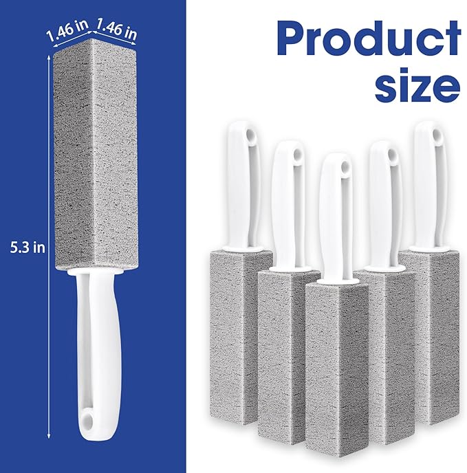 AZEN 5 Pack Pumice Stone for Cleaning, Pumie Scouring Stick - Image 7