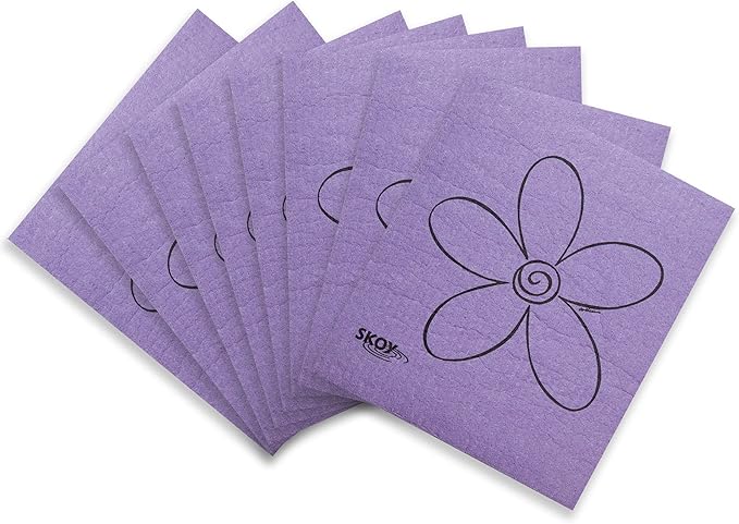 Skoy Cloth, Reusable Cleaning Cloths, Planet-Friendly, Dishwasher and Dryer-Safe by Skoy