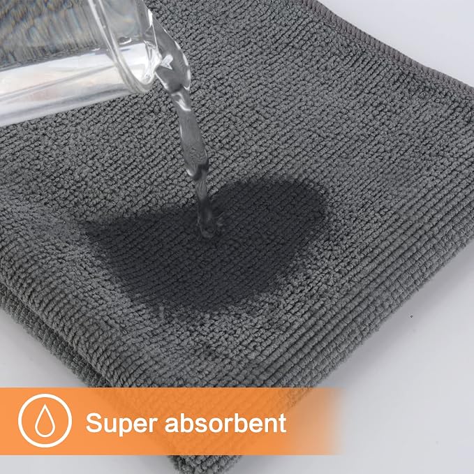KinHwa Kitchen Washcloths for Dishes Absorbent Microfiber Dish Cloths Quick Dry - Image 4
