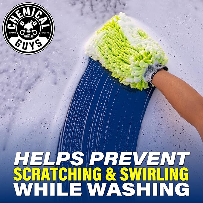 Chemical Guys Chenille Premium Scratch-Free Microfiber Wash Mitt - Image 3