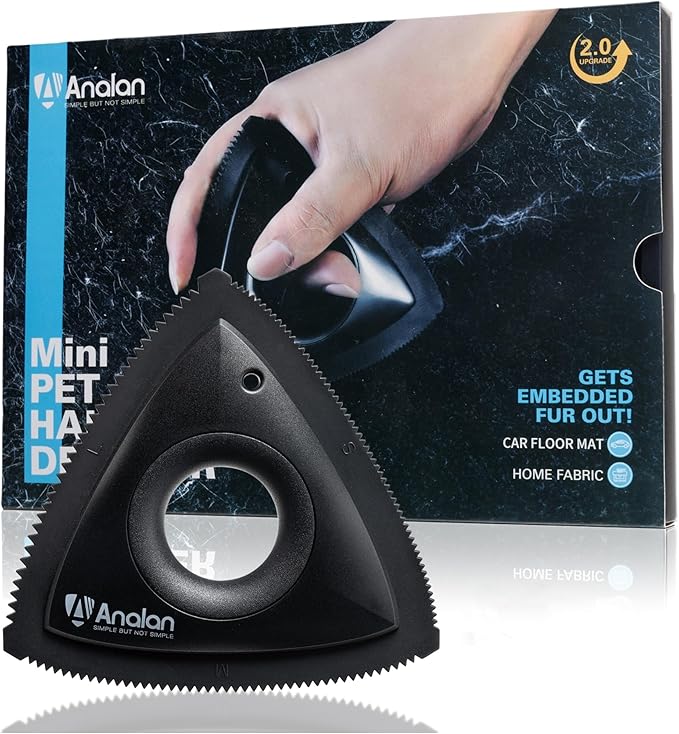 Analan Mini Pet Hair Remover for Car Detailing Supplies, Carpet Dog Hair by ANALAN