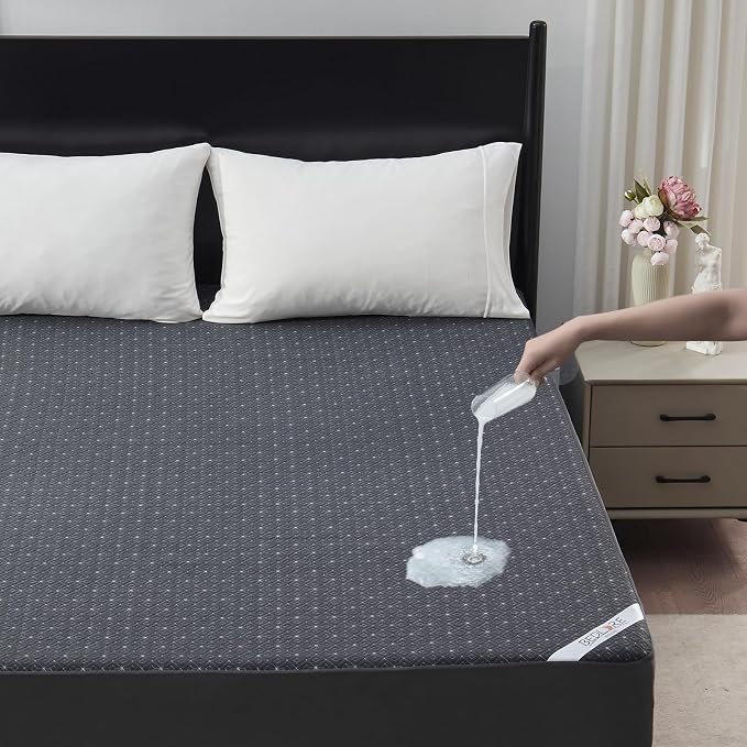BEDLORE California King Mattress Protector, Waterproof Noiseless Mattress Cover by Bedlore
