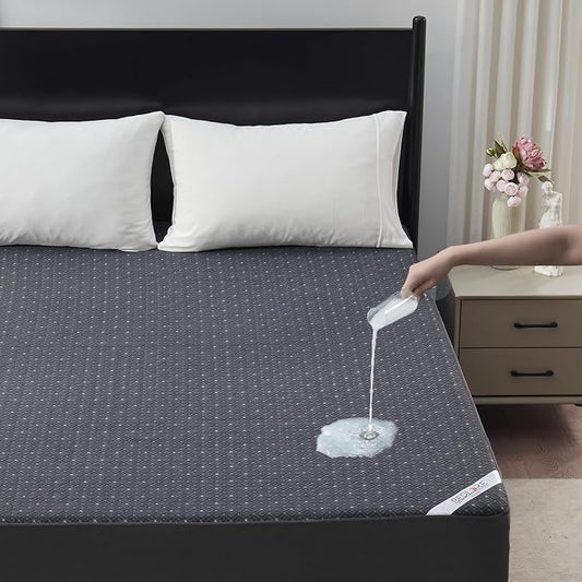 BEDLORE Queen Mattress Protector, Waterproof Noiseless Mattress Cover by Bedlore