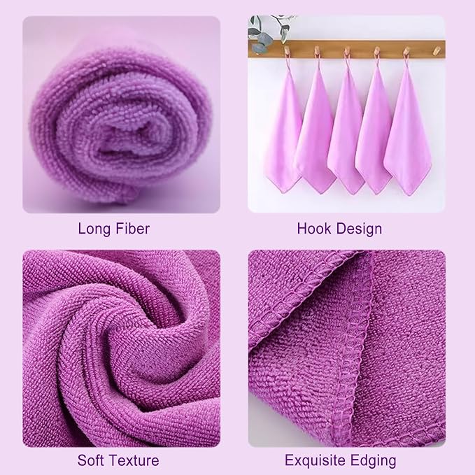 Microfiber Cloth 6Pack Cleaning Rags Absorbant Lint Free Cloth - Image 4