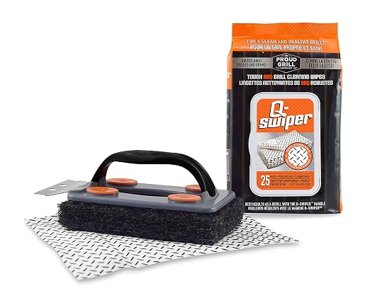 Proud Grill Q-Swiper BBQ Grill Cleaner Set by ProudGrillCompany