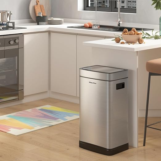 8 Gallon Stainless Steel Garbage Can - Image 2