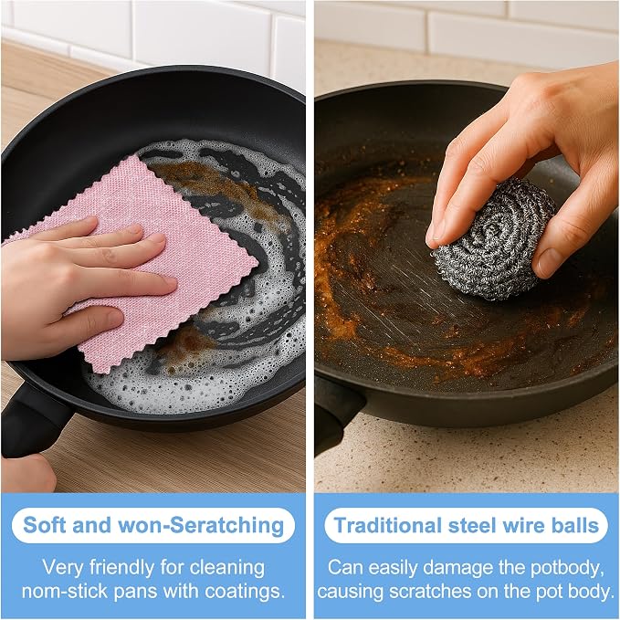 Non-Scratch Steel Wool Dishcloth - Image 6