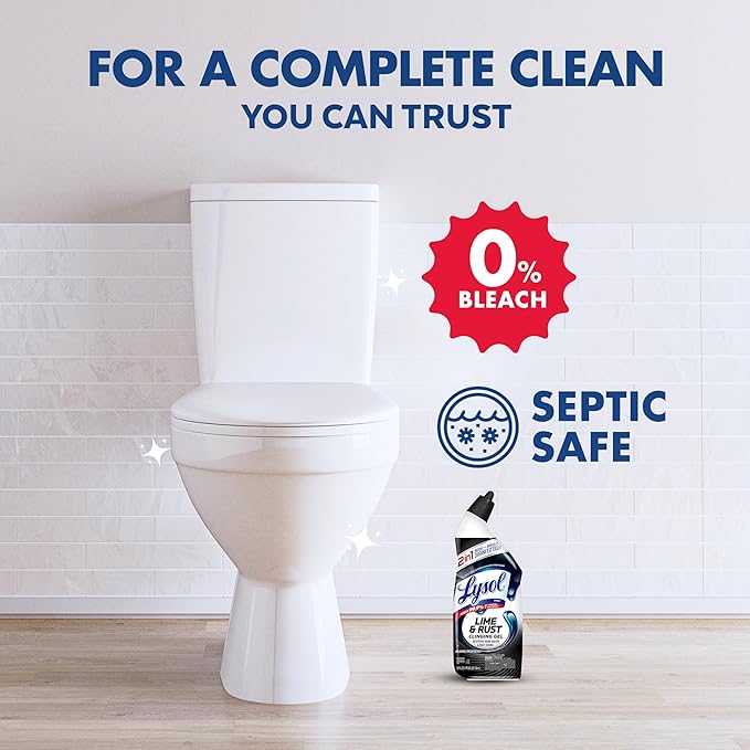 Lysol Lime & Rust Toilet Bowl Cleaner Liquid, - Image 4