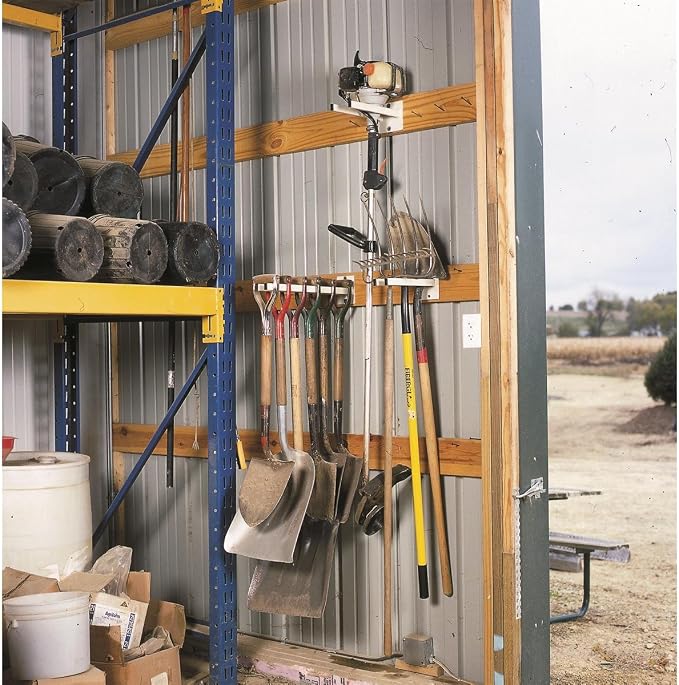 Gempler's Extra Long Tool Rack for Shovels, and Brooms - Image 6