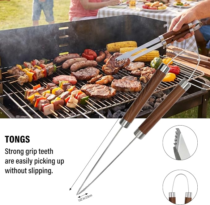 BBQ Grill Accessories Set, Grill Tools Grilling Accessories Grilling Gifts - Image 5