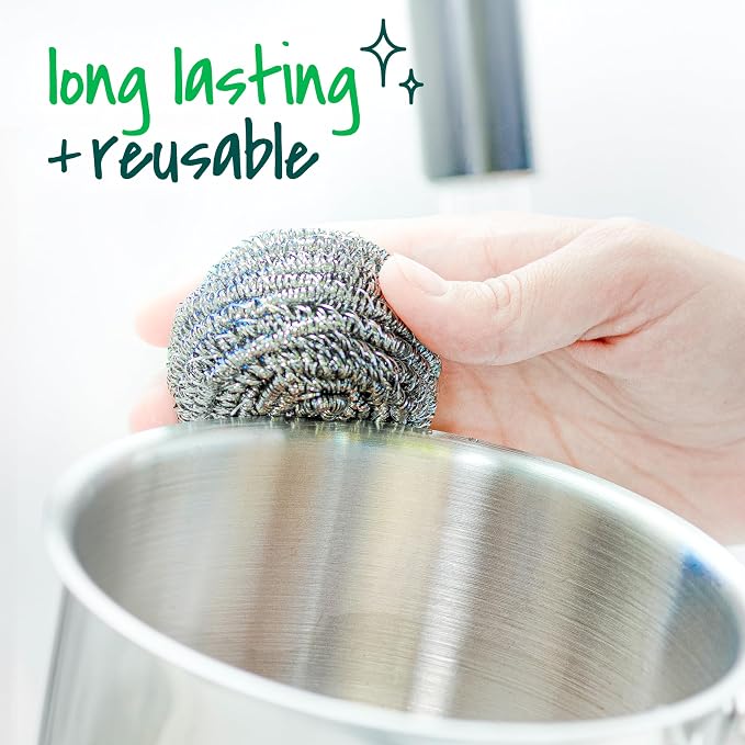 Scotch-Brite Stainless Steel Scrubbers, Scouring Pads - Image 6