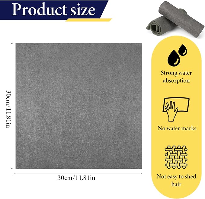 20 Pcs Thickened Magic Cleaning Cloth, Reusable Polyester Fiber Cleaning Rags - Image 2
