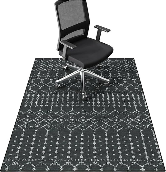 Office Chair Mat for Hardwood & Tile Floors, Non-Slip Floor Protector for by FUNMATHomeDecors