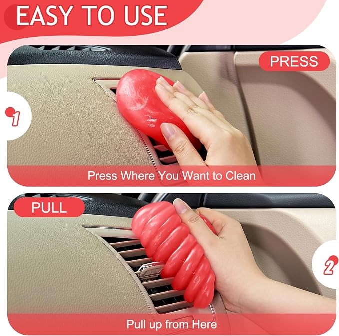 Car Cleaning Gel Car Cleaning Putty Car Putty Car Interior Cleaner Car Slime - Image 4