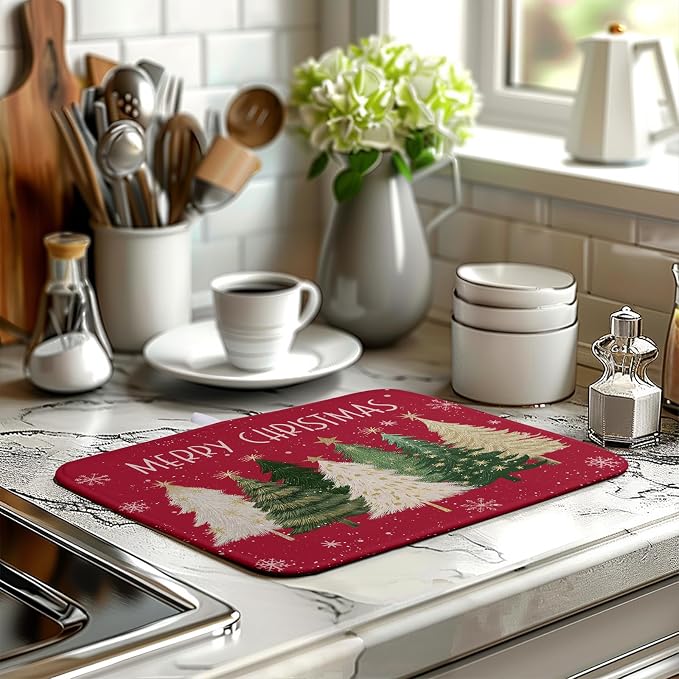Merry Christmas Dish Drying Mat - Image 6