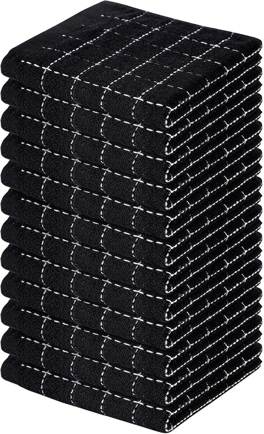 Homaxy 100% Cotton Terry Kitchen Dish Cloths, Ultra Soft and Absorbent Dish by Homaxy