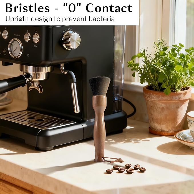 Belongtous Coffee Grinder Cleaning Brush, Fluffy & Soft Bristles Coffee Brush - Image 7