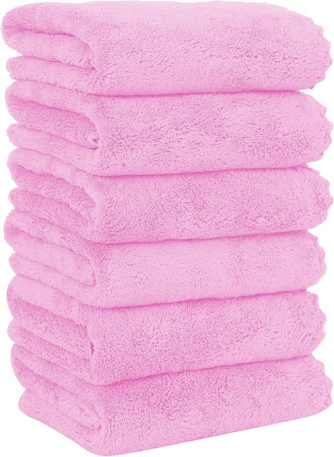 MOONQUEEN 6 Pack Premium Hand Towels by MOONQUEEN