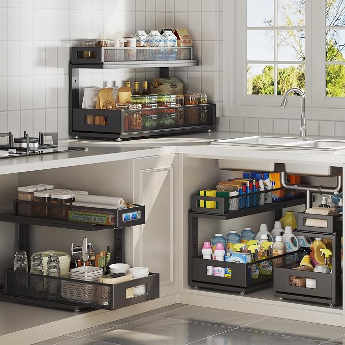 2 Pack 21.3IN-Depth Under Sink Organizer - Image 8