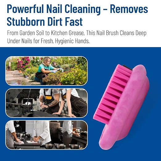 SPARTA Nail Scrub Brush Commercial-Grade, Heavy-Duty Hand and Fingernail Brush - Image 8