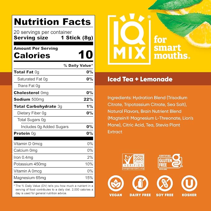 IQMIX Hydration Electrolyte Powder – 4-in-1 Formula - Image 3