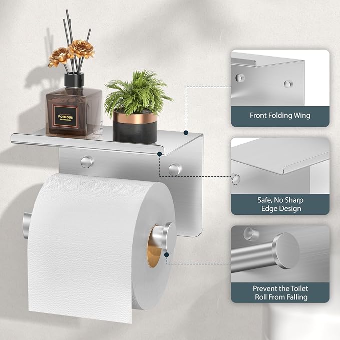 FORIOUS Toilet Paper Holder - Image 3