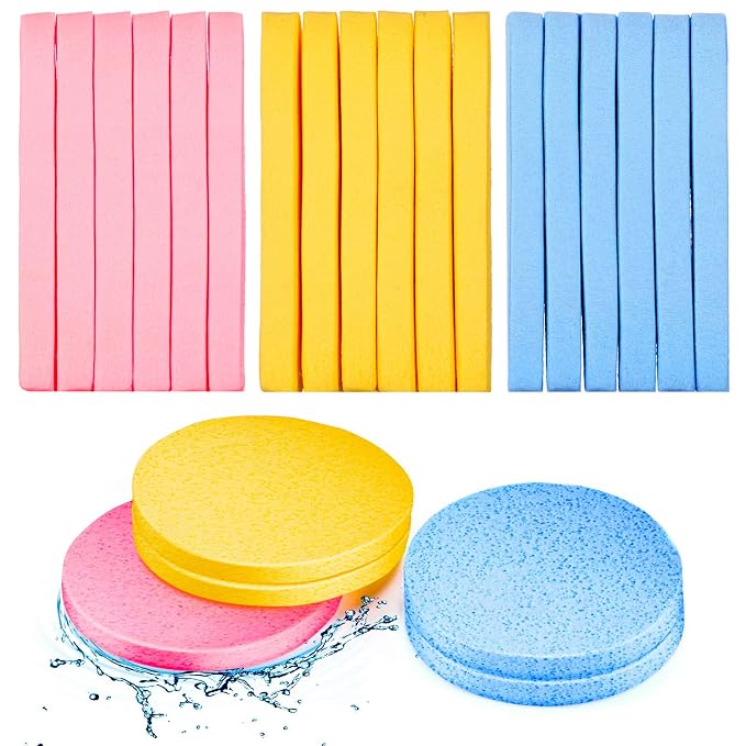 Patelai 120 Pieces Compressed Facial Sponge by Patelai