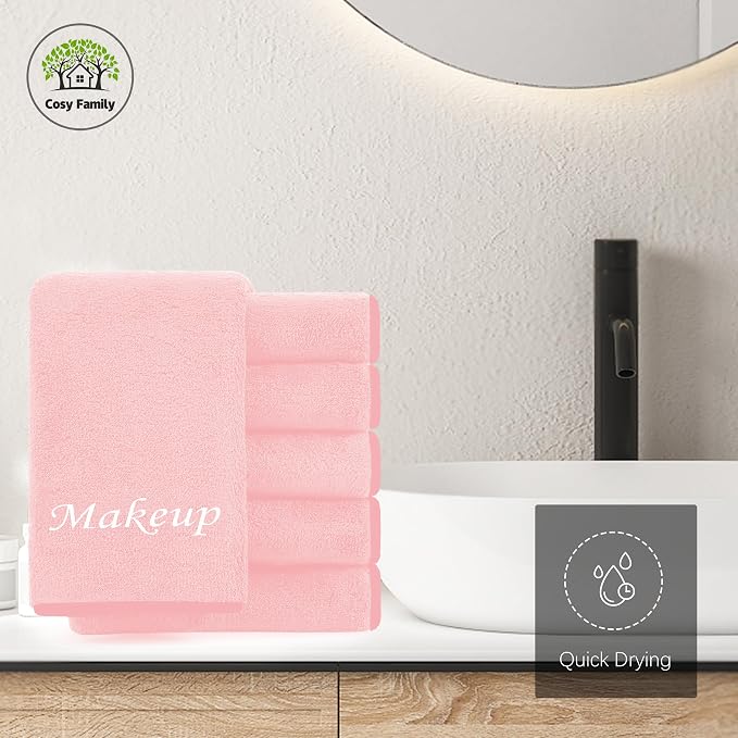 Cosy Family 10 Pack Makeup Remover Wash Cloths - Image 3