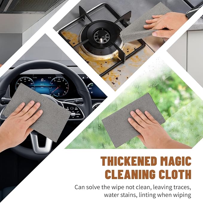 10 Pcs Magic Cleaning Cloth, 7.87x9.8inch Thickened Magic Cleaning Cloth - Image 2