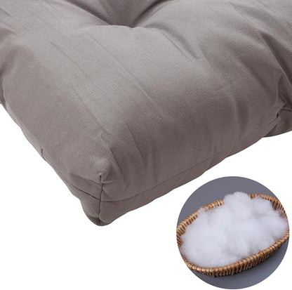 FUNHOME Outdoor Bench Cushion 42 x18 inch with Non-Slip Grips,Water Resistant Porch Swing Cushion,Bench Pillow Pads,Tufted Cushions for Patio Garden Furniture,42" Seat Cushions(Granny Gray)