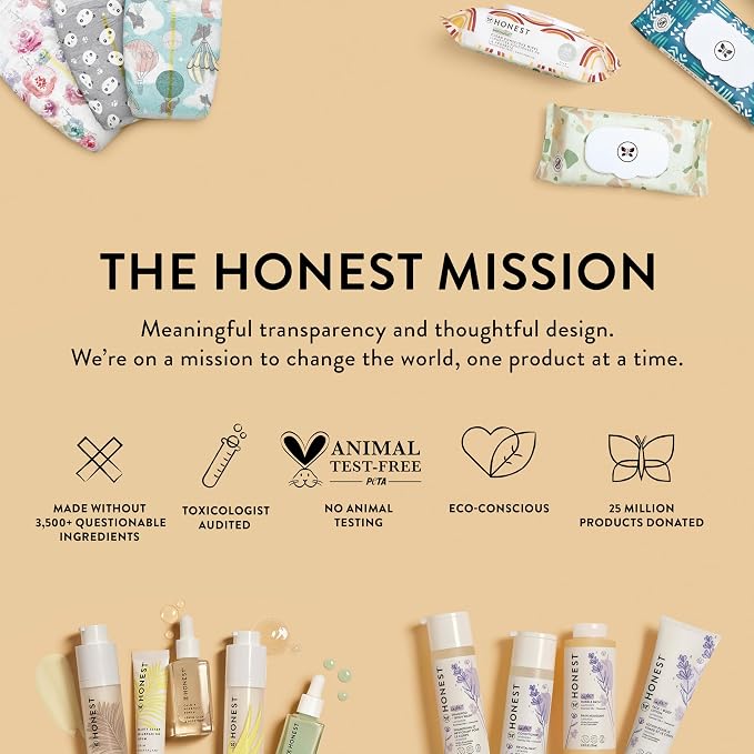 The Honest Company Hydrate and Cleanse Naturally Scented Wipes Cleansing - Image 9