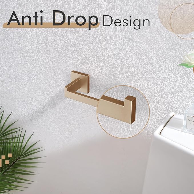KOKOSIRI Toilet Paper Holders Wall Mounted Toilet Roll Holder - Image 8