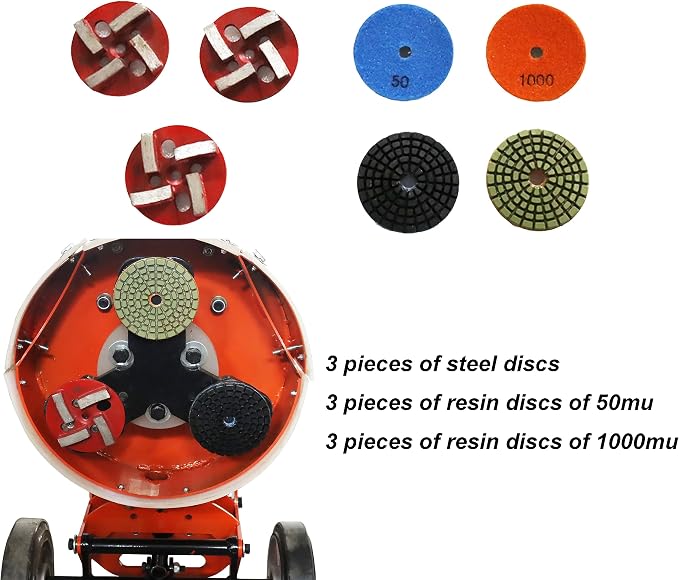 Floor Grinding Machine Cement Ground Grinder Grinding Epoxy Floor Paint and - Image 4