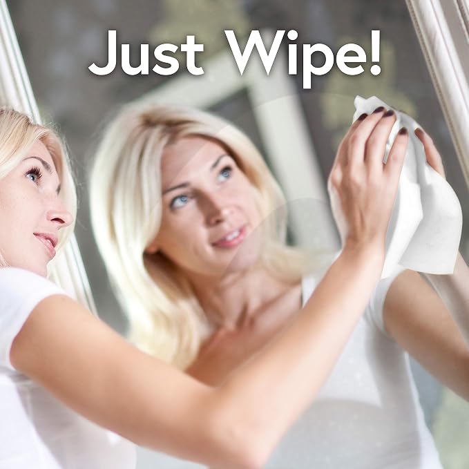 Windex Glass Wipes, Pre-Moistened | Original Scent | 38 Count | Pack of 2 - Image 6