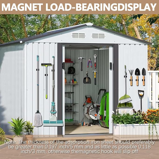 3-H Upgraded Magnetic Broom Holder - Image 4