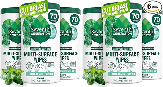 Seventh Generation Multi Purpose Wipes All Purpose Cleaning Garden Mint scent by SeventhGeneration