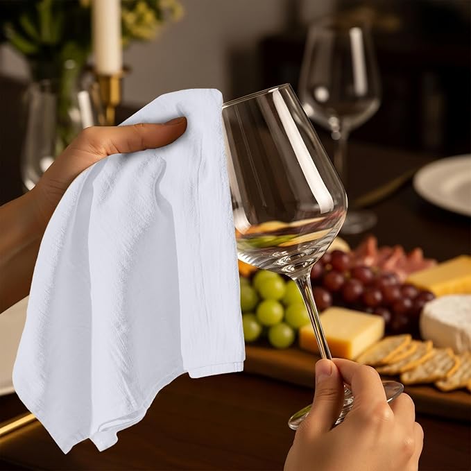 Utopia Kitchen White Flour Sack Towels 100% Cotton Tea Towels - Image 5