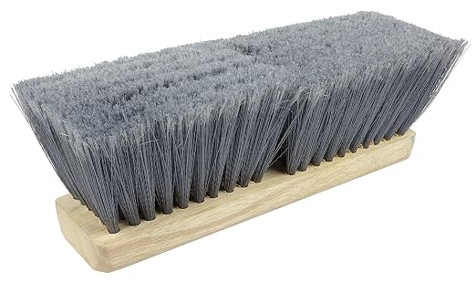 Weiler 70312 10" Bus Brush, Flagged Silver Grey Polystyrene Fill - Image 2