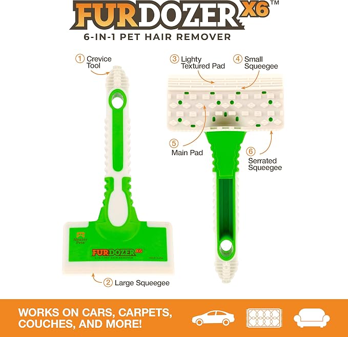 FurDozer Pet Hair Remover & Auto Detailing Tools - Image 2