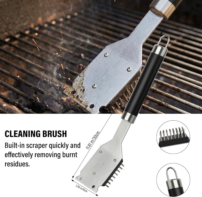 BBQ Grill Accessories Set, Grill Tools Grilling Accessories Grilling Gifts - Image 6