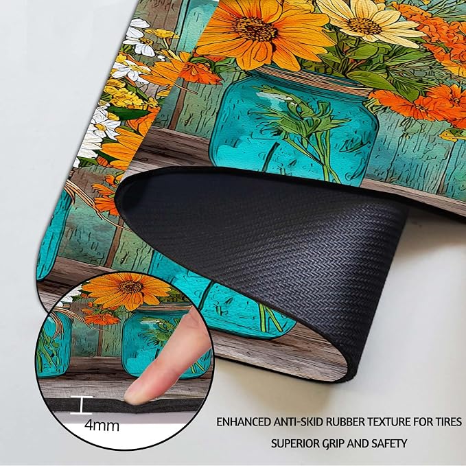 MCALK Floral Vases Dish Drying Mat - Image 5