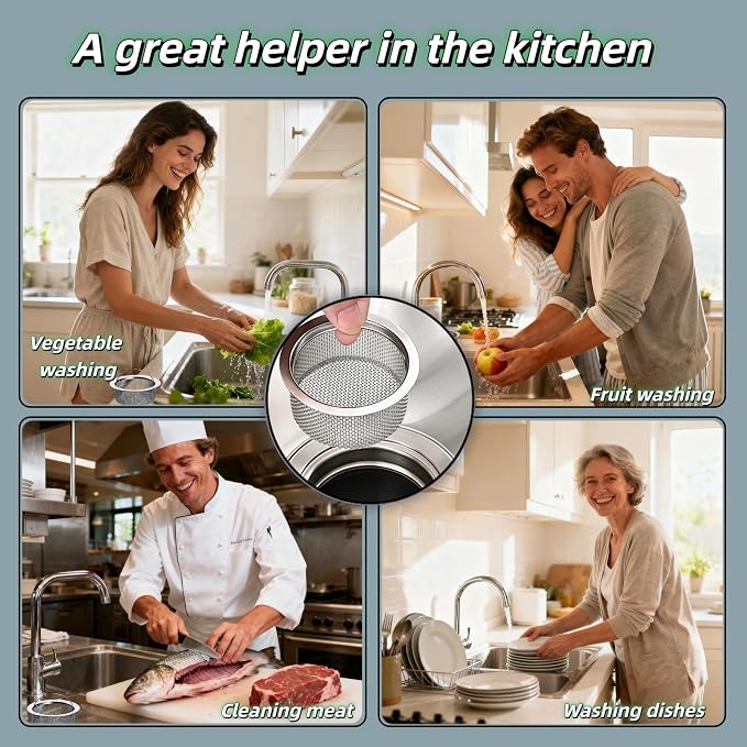 Stainless Steel Kitchen Sink Strainer - Image 7